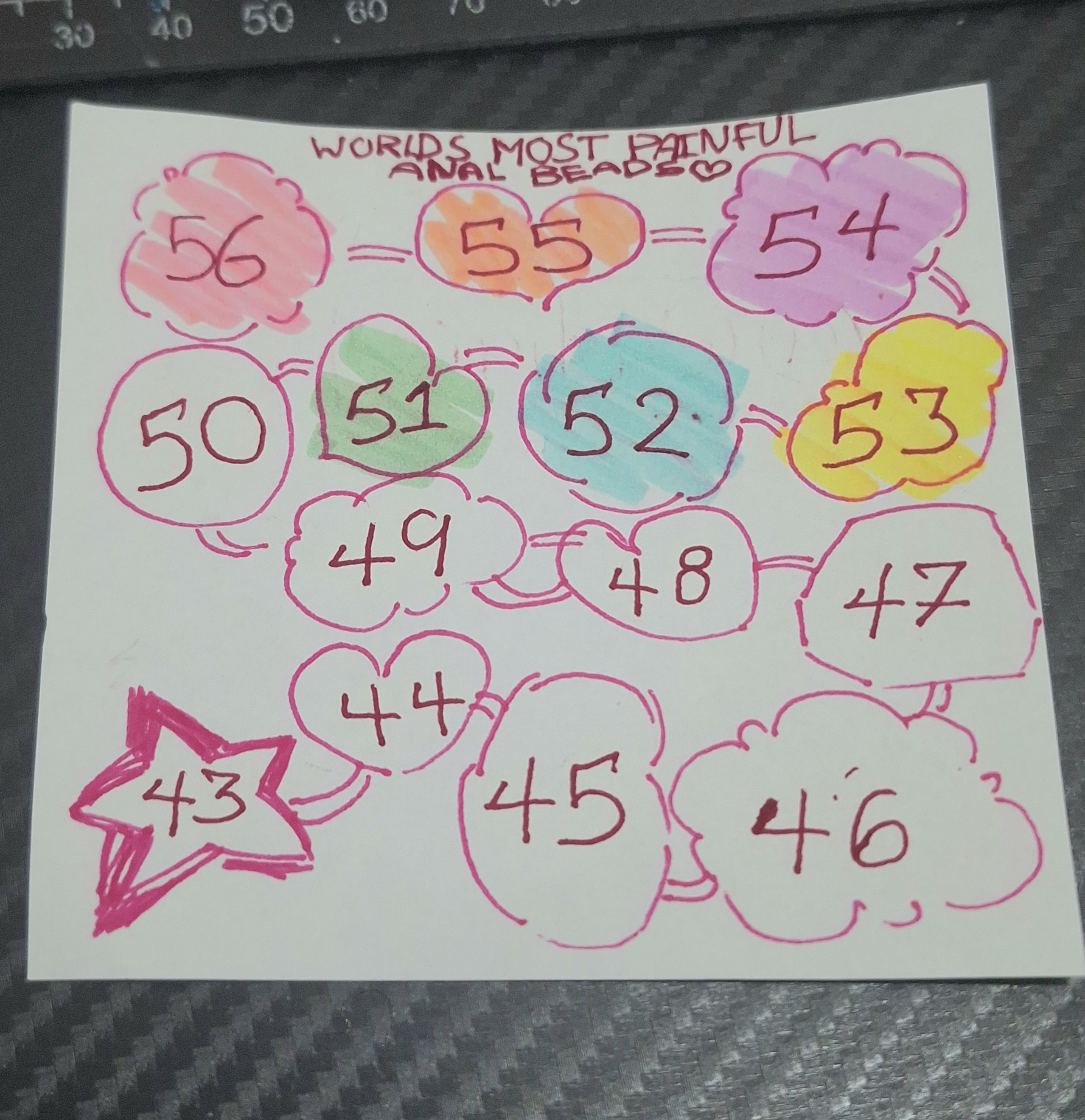 My weight loss anal beads